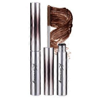 Waterproof Fiber Lash Extensions Mascara for Volume & Length - Smudge-Proof, Non-Clumping (Black/Brown)