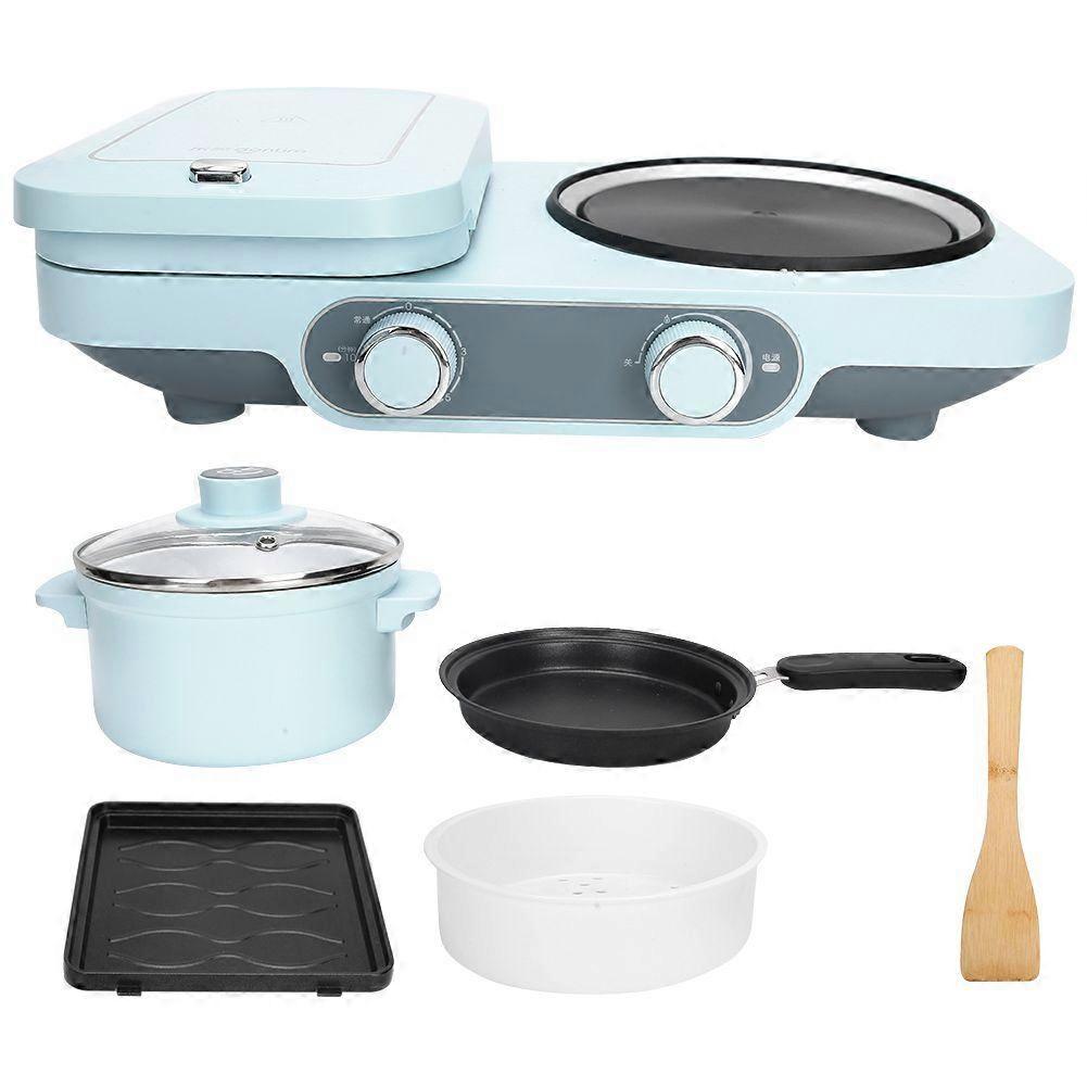 Blue Sandwich Breakfast Making Machine Multifunctional Waffle Maker