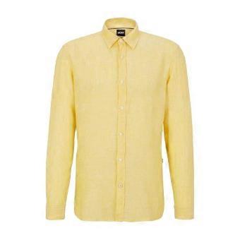 Boss Mens Liam Collared Long-Sleeved Shirt