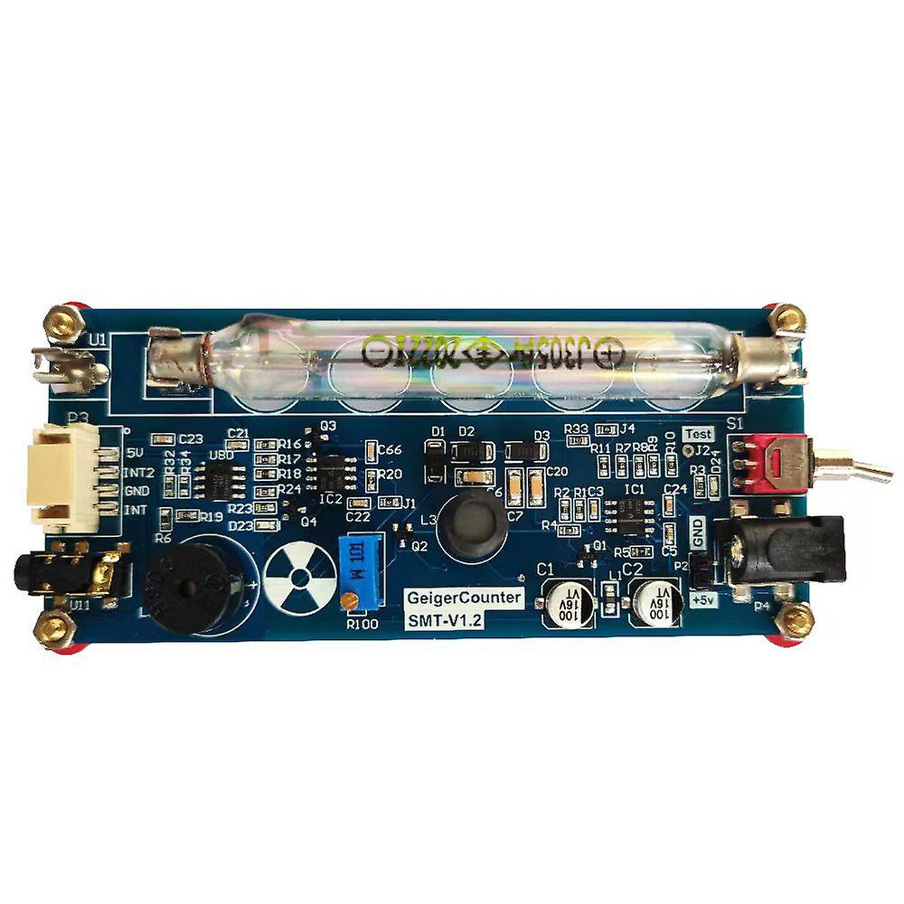 Assembled Diy Geiger Counter Parts Module Nuclear Radiation Detector With Sound And Light Alarm Function