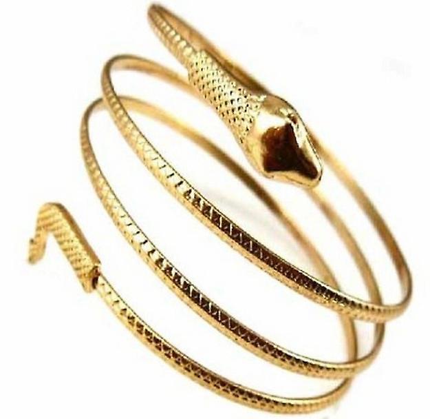 Gold Bracelet Bangle Women's Snake Arm Wrap Adjustable