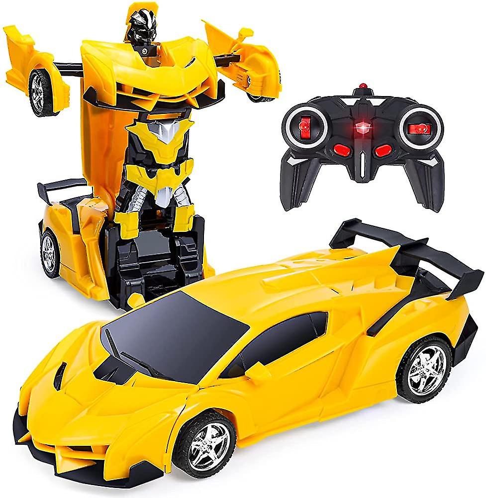 Transforming Toys 2 In 1 Remote Control Transform Car Rc Car For Kids Deformation Robot