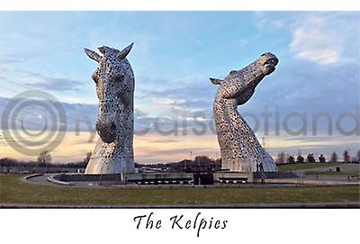 The Kelpies Postcard by Lyrical Scotland