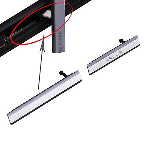 Sim Card Cap + Micro Sd Card Cap Dustproof Block Set For Sony Xperia Z2 / L50w