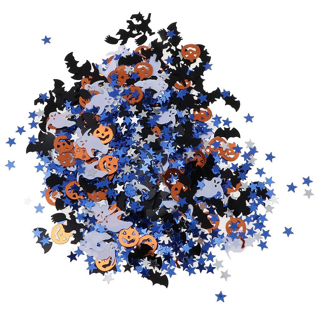 30g Assorted Halloween Pumpkin Witch Star Table Confetti DIY Party Decor