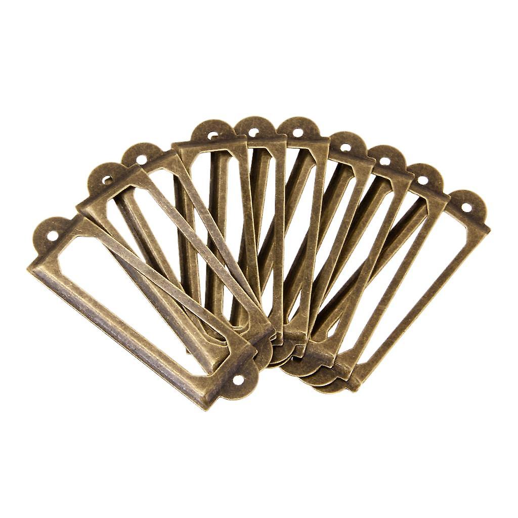 50x Drawer Home Cabinet Frame Label  Tag Pull Handle File Name Card Holder c