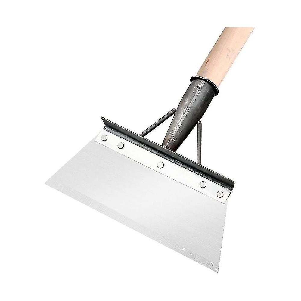 مجرفة حديقة متعددة الوظائف ، مجرفة تنظيف الفولاذ المقاوم للصدأ للأعشاب الضارة والطحالب ، حديقة خارجية C