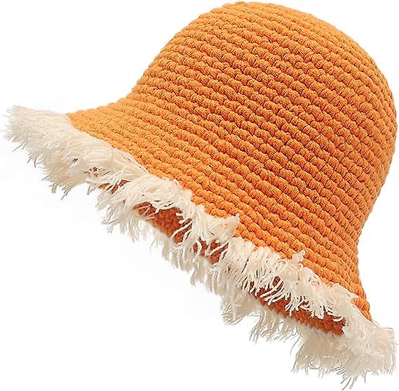 Women's Winter Fisherman Hat Fashion Knit Bell Hat Solid Color