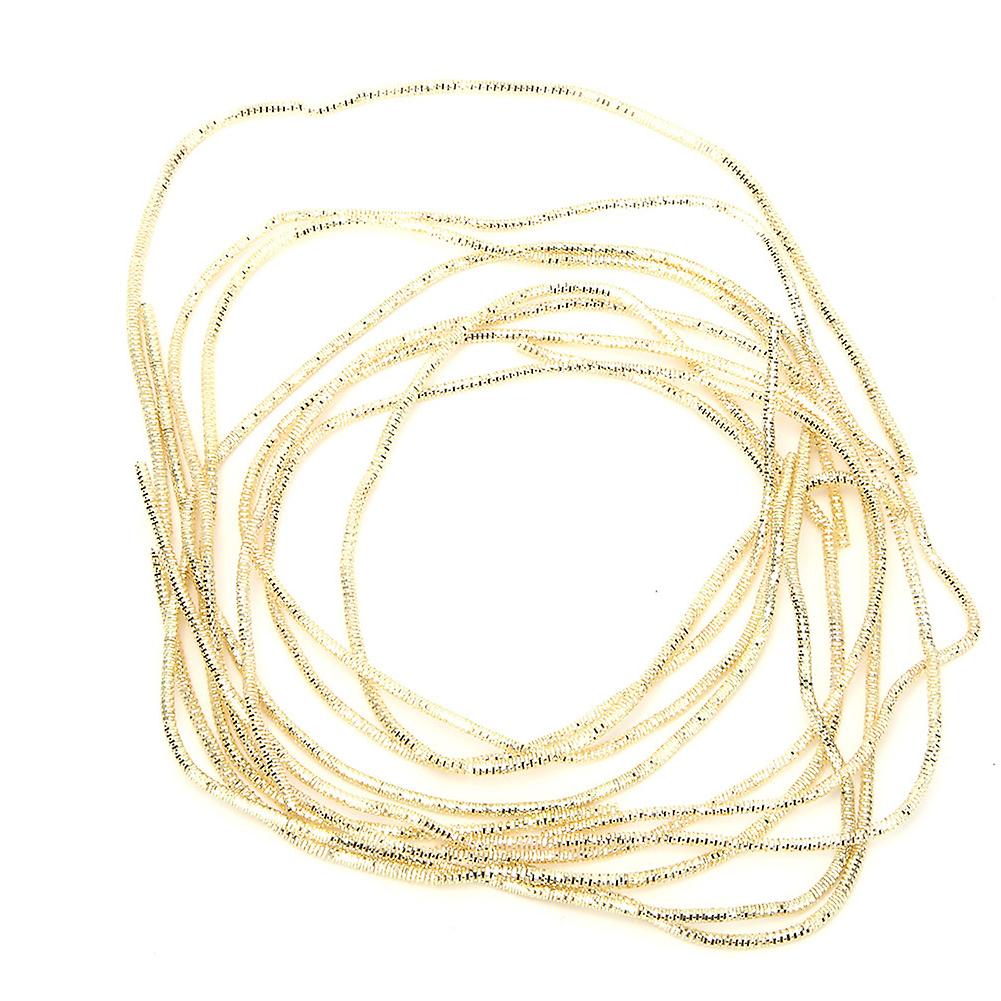 Shiny Copper Embroidery Thread, 1.5mm Diameter, for Sewing, Manual, DIY, Gold