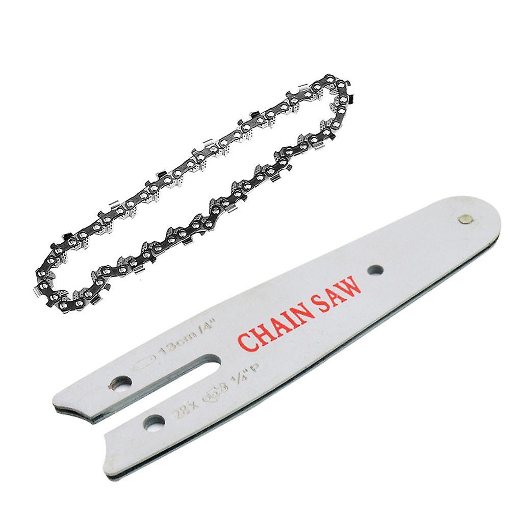 4 IN Mini Electric Chainsaw Set Accessories Practical Electric Chain Saw Guide Plate Type 4