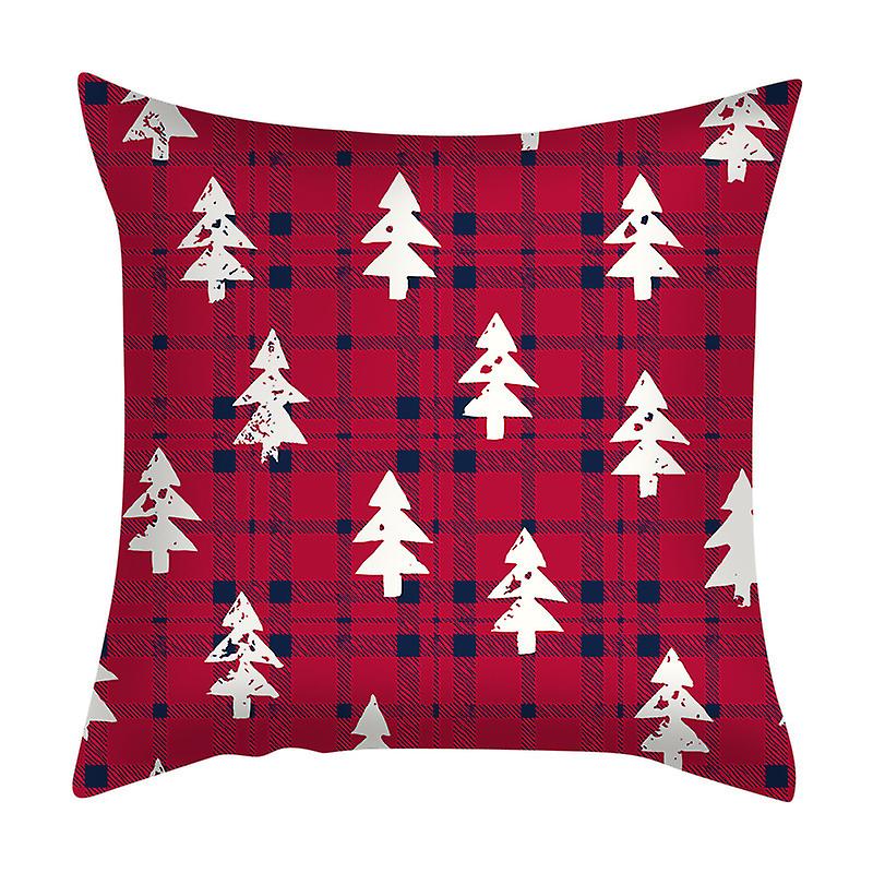 45cm Merry Christmas Cushion Cover Pillowcase Christmas Decorations For Home Ornament Happy New Year Christmas Decor