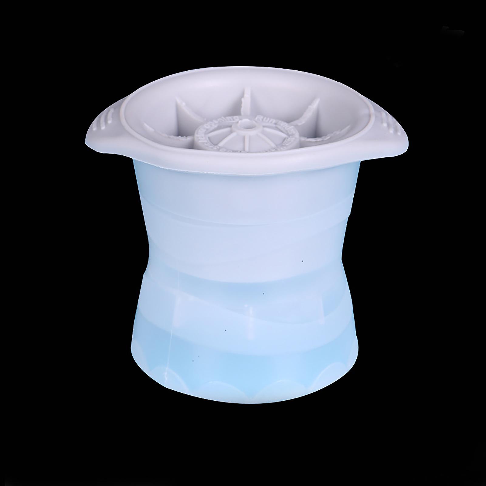 Gray Silicone Ice Ball Mold Whisky Sphere Maker Round Box 95g