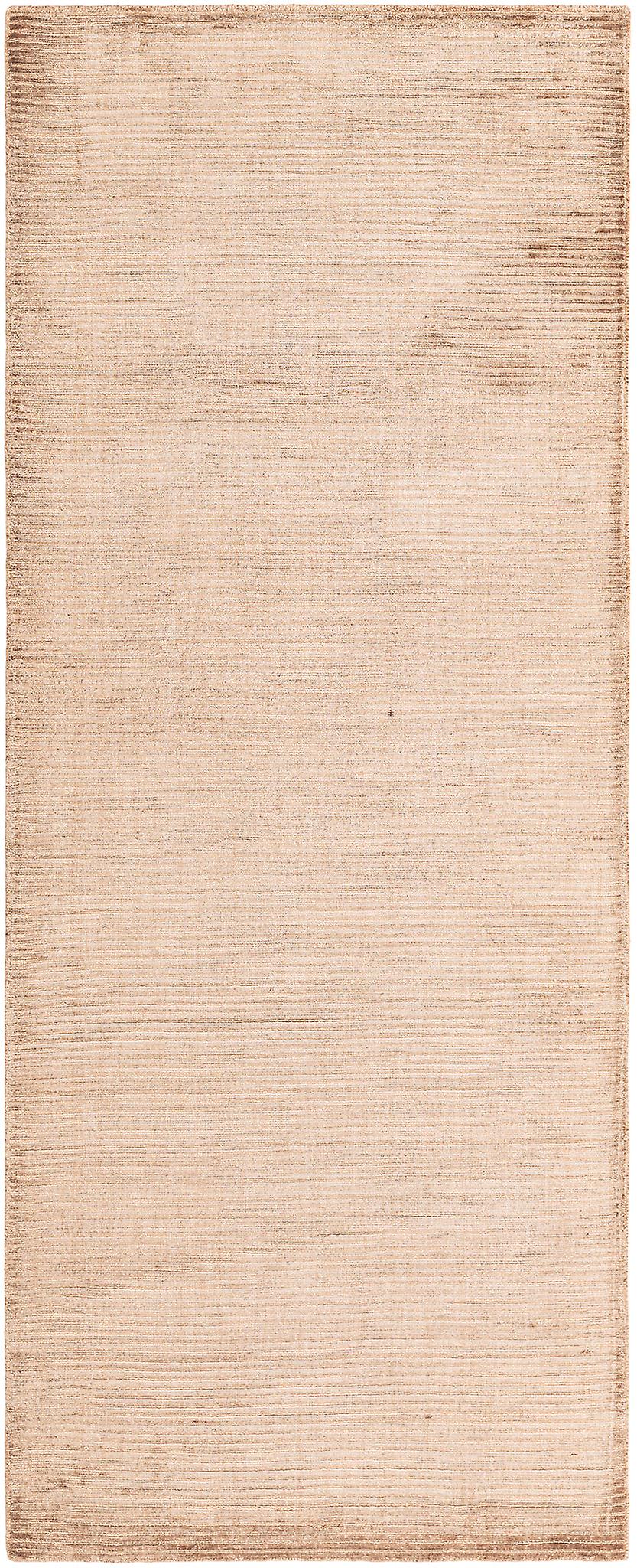 Hadorn Darya-印度 81x203 带浅棕色手摇织机印度地毯