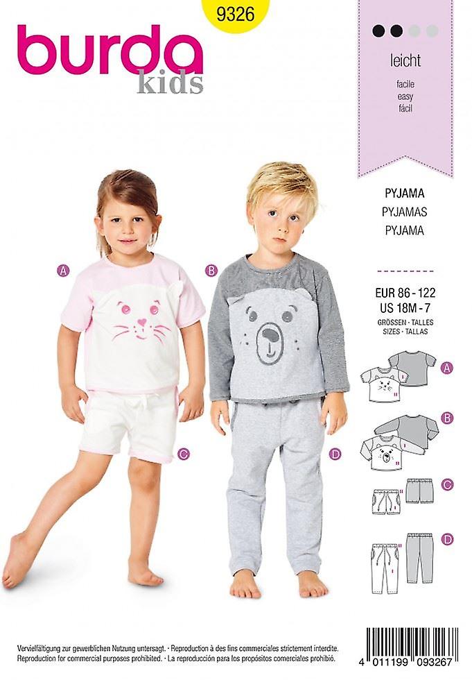 Burda Paper Sewing Pattern 9326