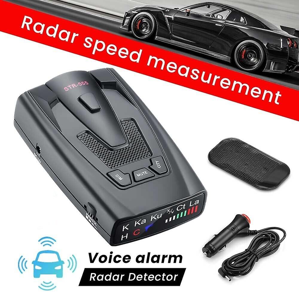 Car Radar Detector English Russian Thai Voice Auto Vehicle Speed Alert Alarm Warning X K Anti Radar Car Detector
