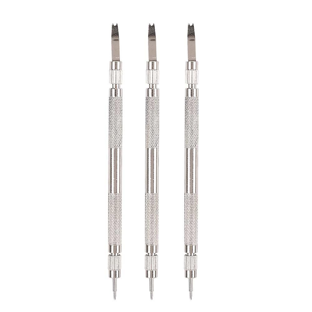 3pcs Replaceable Double Head Spring Bar Tool Watch Strap Link Remover Accessory