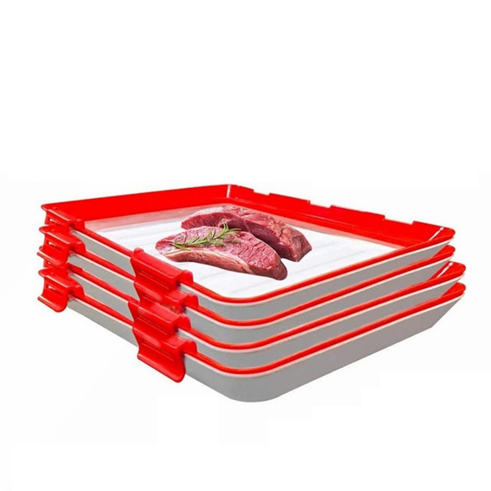 Sealed Single-sided Freshing Tray Sealing Leakproof Food Freshing Box for Home