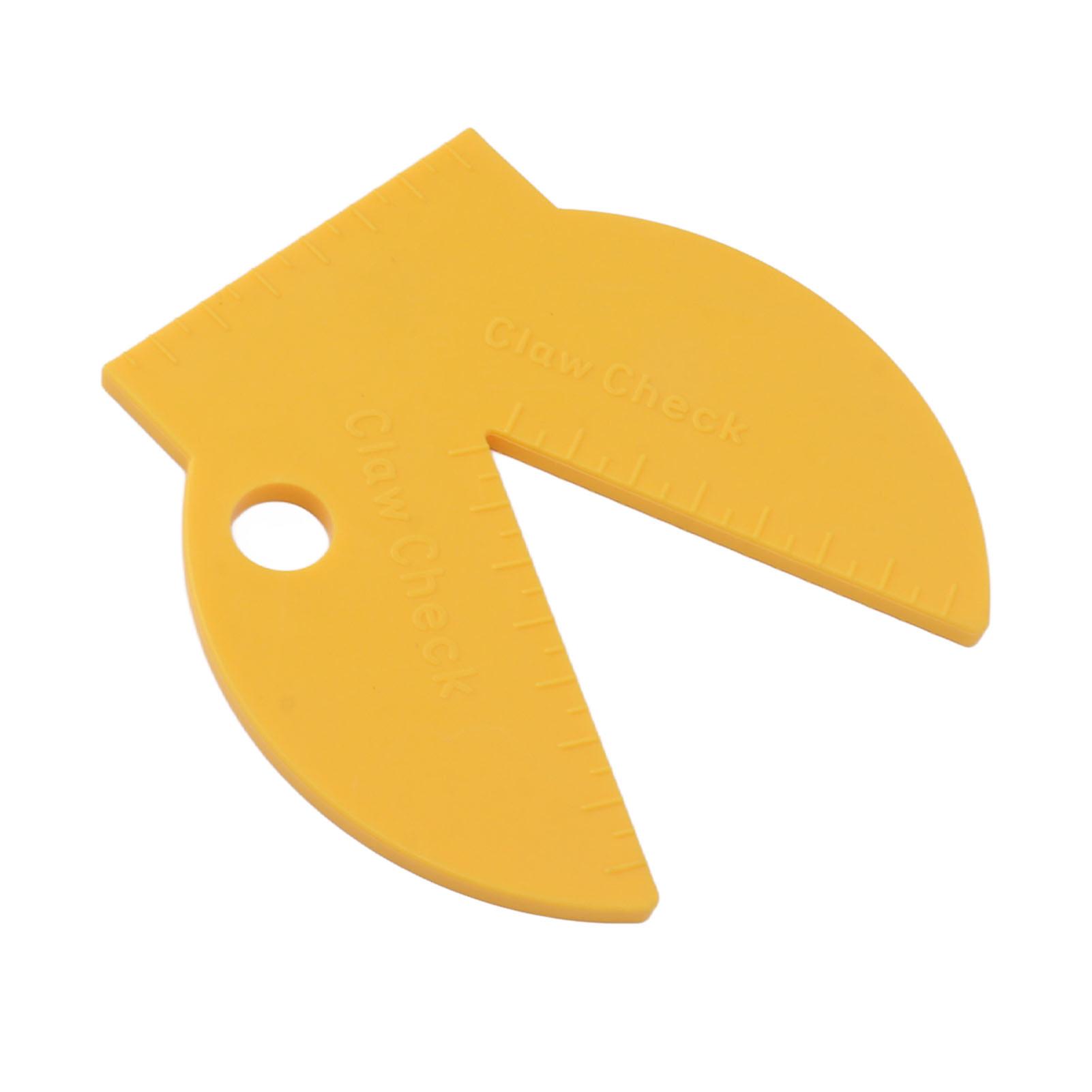 Hoof Claw Check Gauge HL Q7E KC 1 Yellow Plastic 48g for Cattle