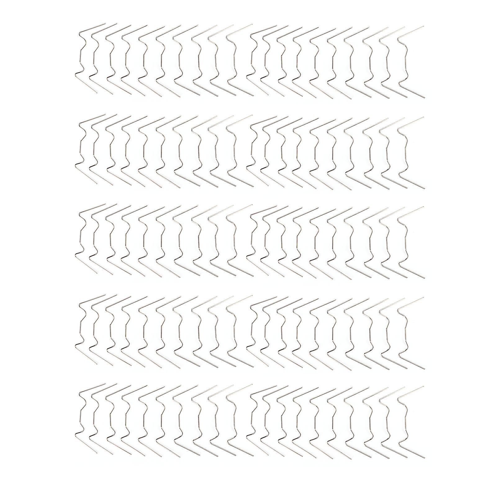 100Pcs Stainless Steel W Type Greenhouse Clips Glass Fixing Clips Garden Tool Replacement