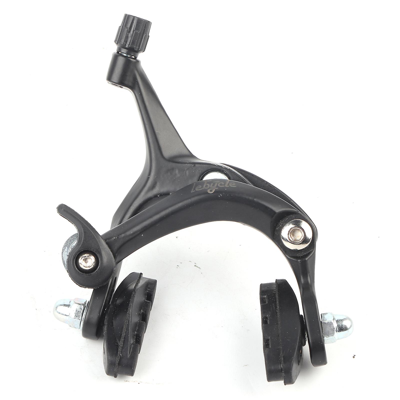 Lebycle Universal Metal Brake Caliper for Fixed Gear Road Bike, Black Front Clip