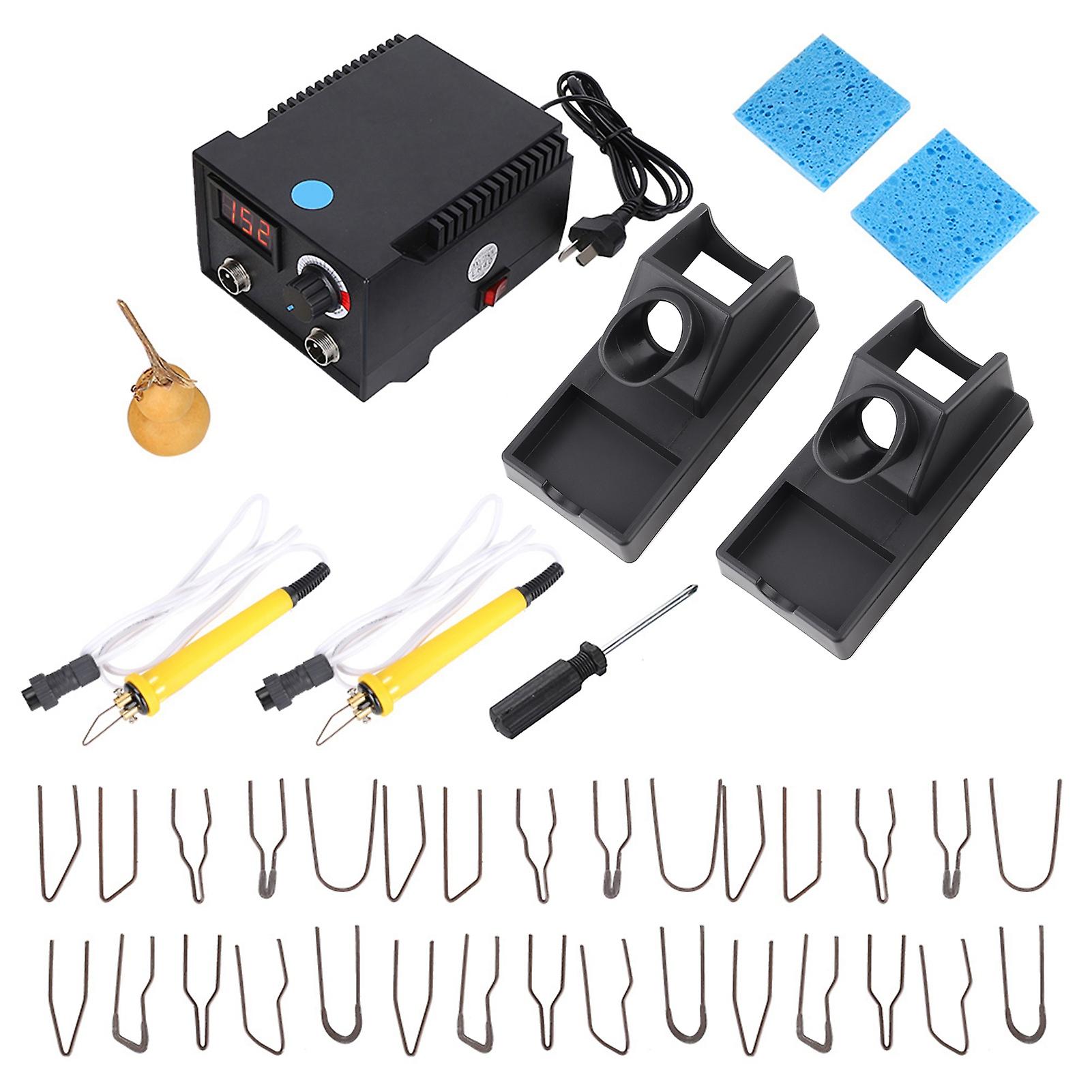 Adjustable Pyrography Tool Kit Digital Display Wood Burning Craft Machine for Leather Gourd DrawingAU Plug 220V