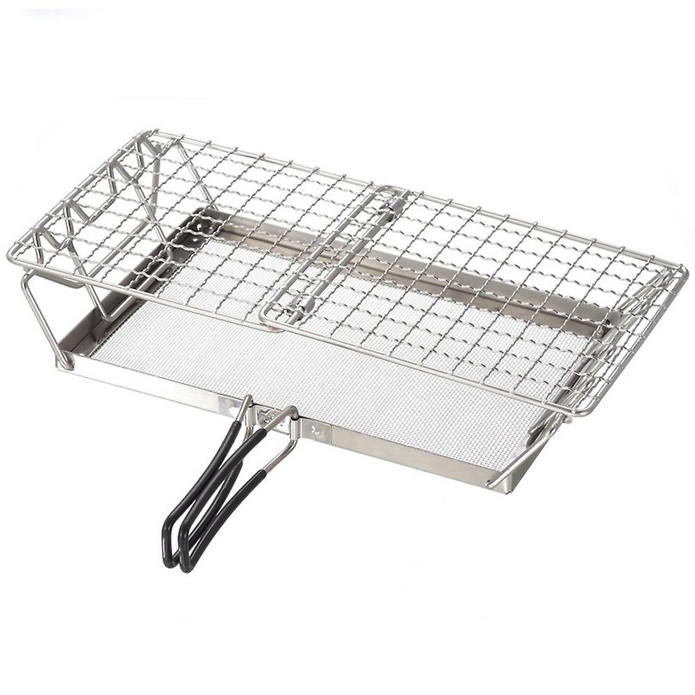 Folding Camp Stove Toaster Stainless Steel Bread Toaster Rack