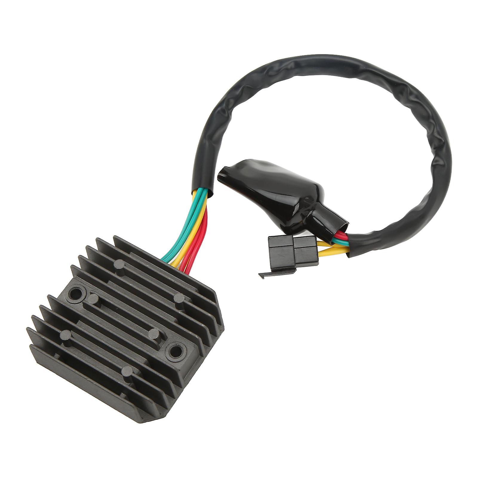 Motorcycle Voltage Regulartor 12V Power Regulator Rectifier 31600‑MS9‑000 Replacement for NTV600 NTV650 Revere