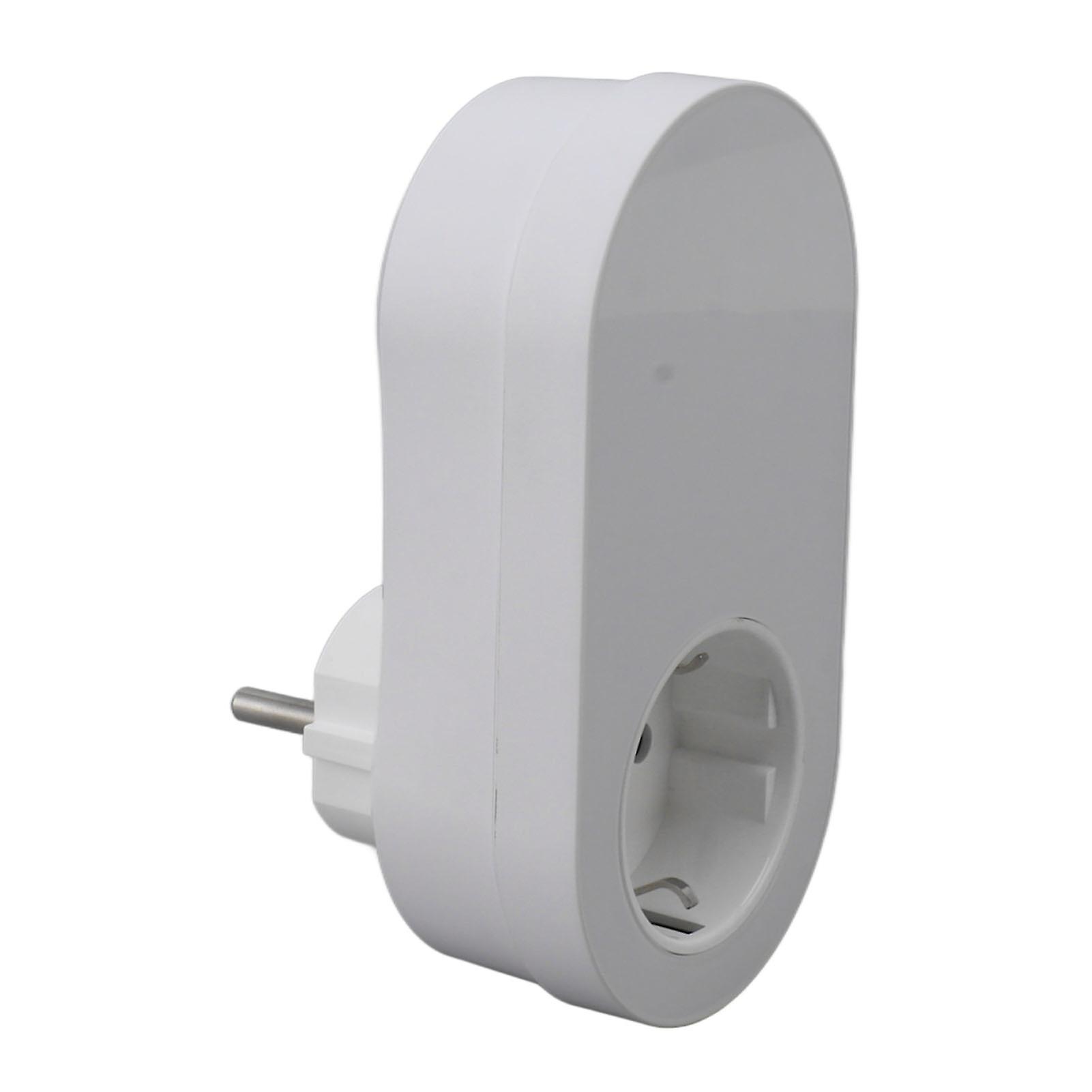 16A Smart WiFi Thermostat Plug Outlet Automatic Adjustable Wireless Plug in Temperature Controller Socket for Home EU Plug 95 to 240V White