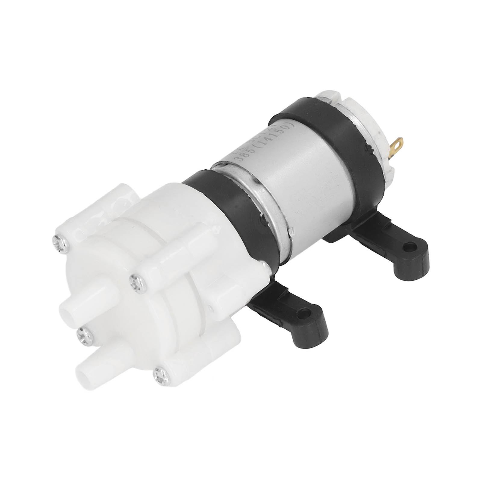 DC 12V משאבת מים עצמית תחול דיאפרגמה משאבת בור לבית 385 מנוע PVC סוגר 3 מטר מעלית 