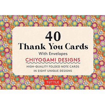 Chiyogami 40 Thank You Cards With Envelopes - Tuttle Publishing