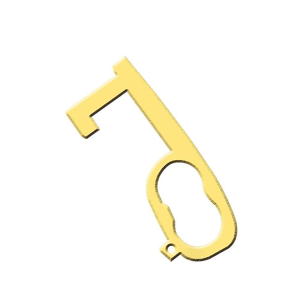 1PC Gold Portable Anti germ Safety Door Opener Contactless Tool