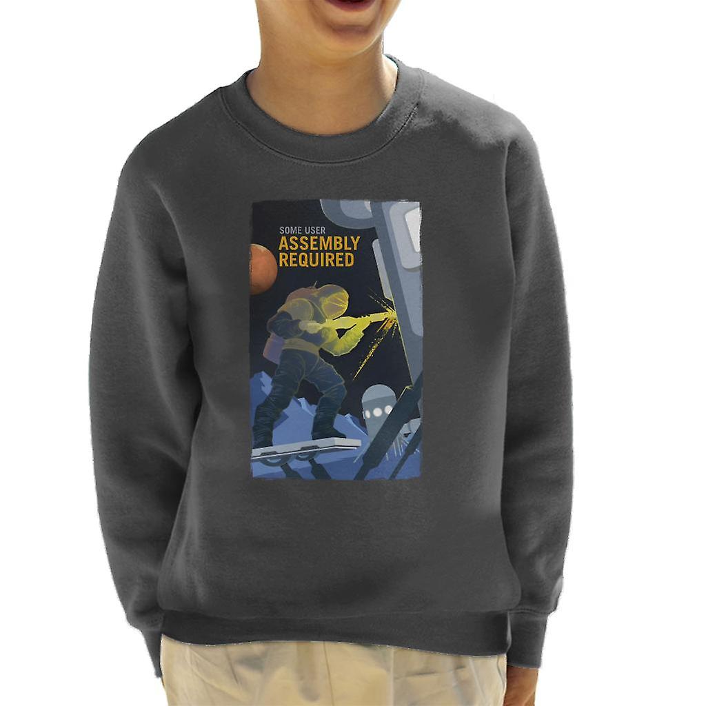 NASA Some User Assembly Required Kid's Sweatshirt