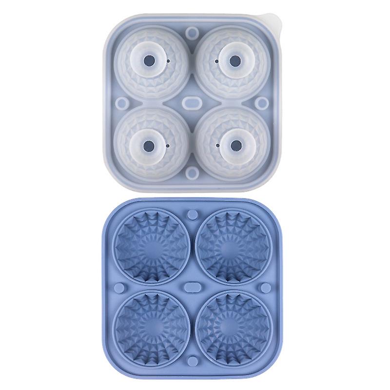 Flexible Silicone Ice Cubes Mold for Whiskey Quick Releasing Ice Maker for Cocktail Beverage