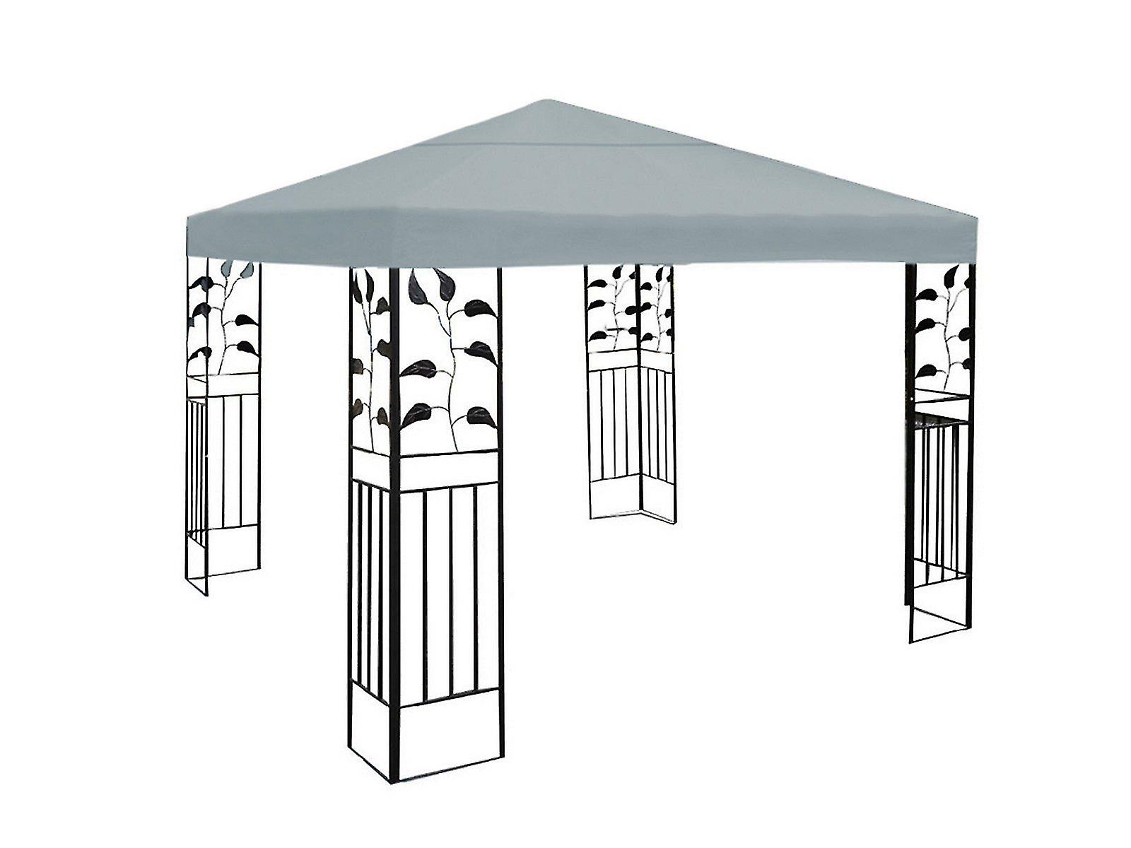 Couverture supérieure de remplacement pour abri de jardin à un seul niveau de 3 x 3 m - Gris-B5