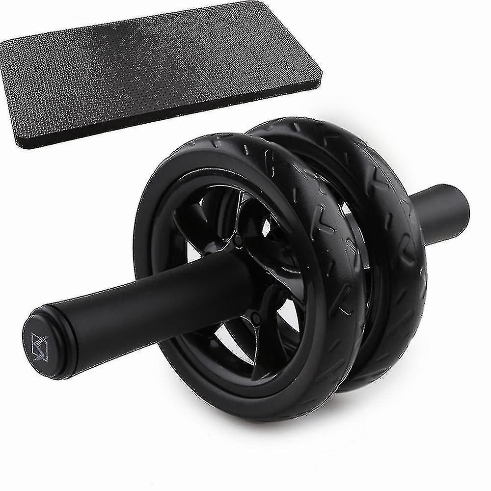 Ab Roller Non-slip 15cm Tire Pattern Fitness Gym Exercise Abdominal Wh Qxuan