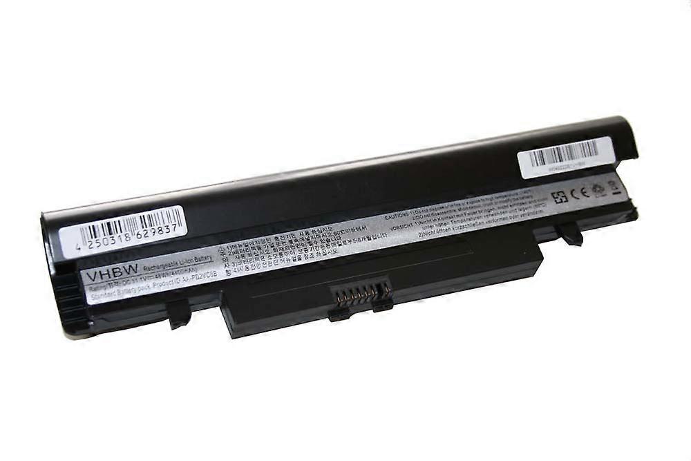 Batterie vhbw compatible avec Samsung NP-N150-JA03, NP-N150-JA02ZA, NP-N150-JA04AE, NP-N150-JA03ES, NP-N150-JA03US Notebook (4400 mAh, 11,1 V, Li-Ion)