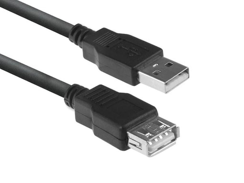 ACT USB 2.0 A macho - Cabo de extensão fêmea - 3 m