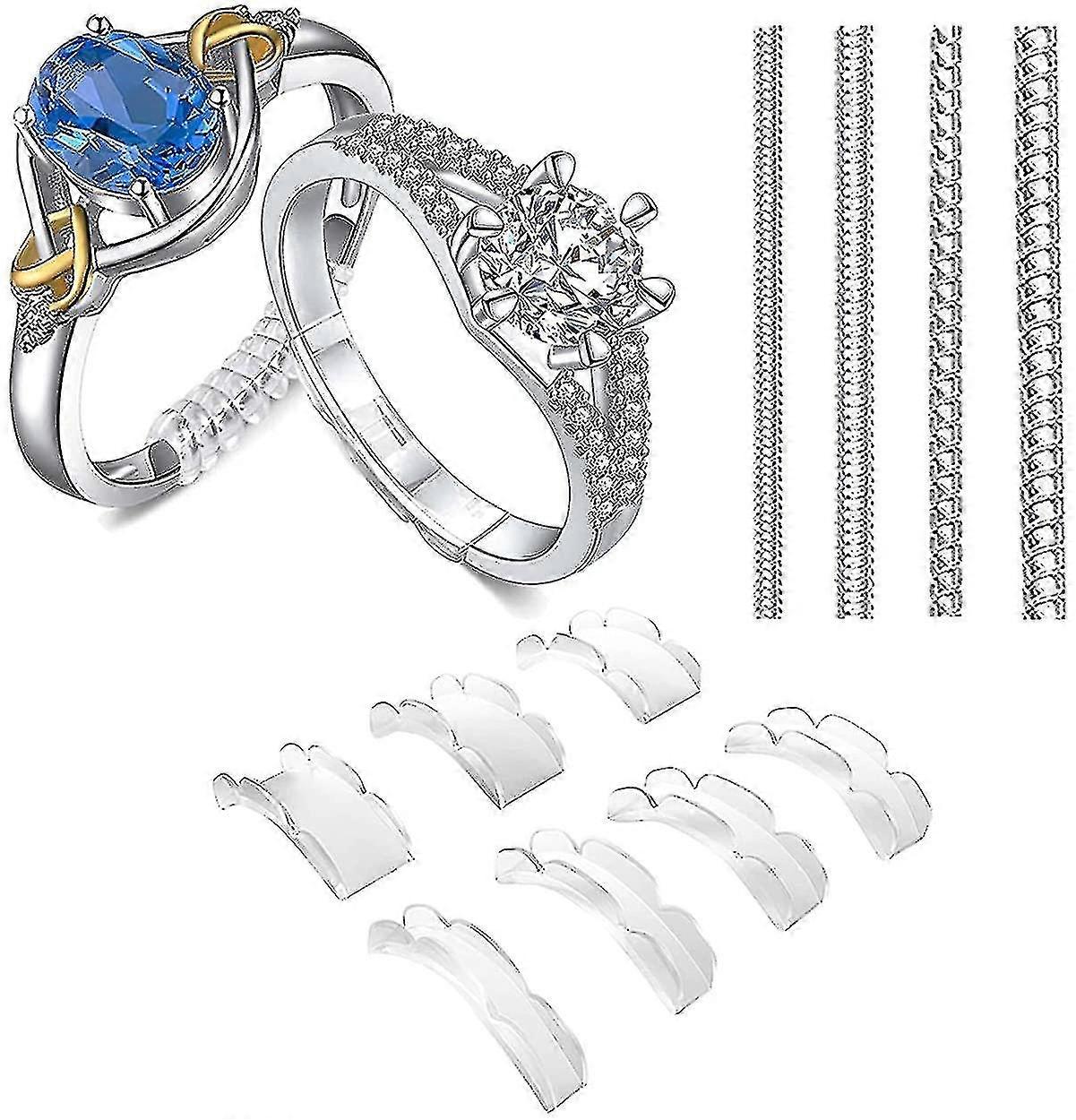 Ring Size Adjuster For Loose Rings (18 Pcs), Ring Resizer For Ring Adjuster