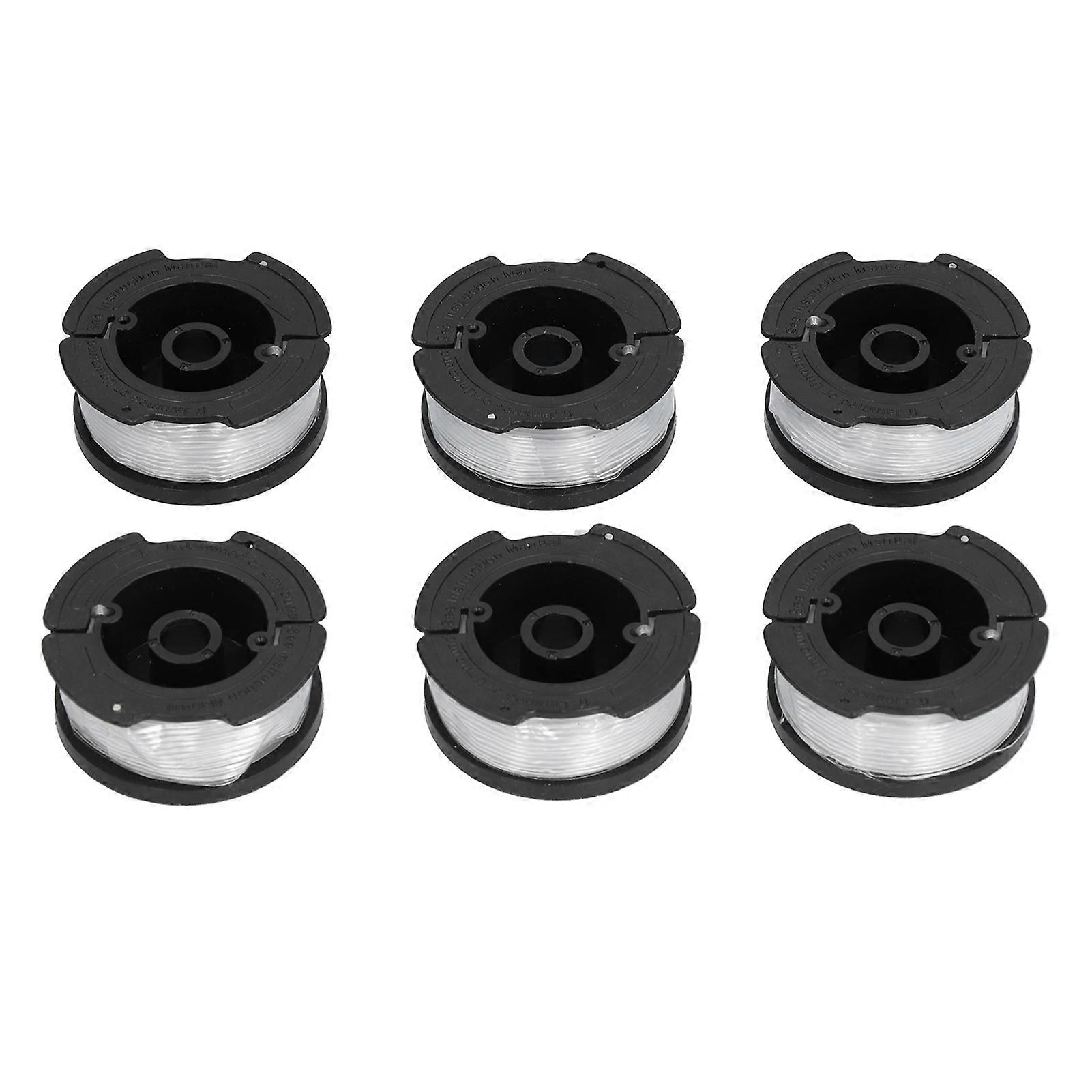 6Pcs Line Spool Replacement 30ft / 9.1m 0.65in AF100 for BESTA510 BESTA512 BEASE620 String Trimmer NO.1108