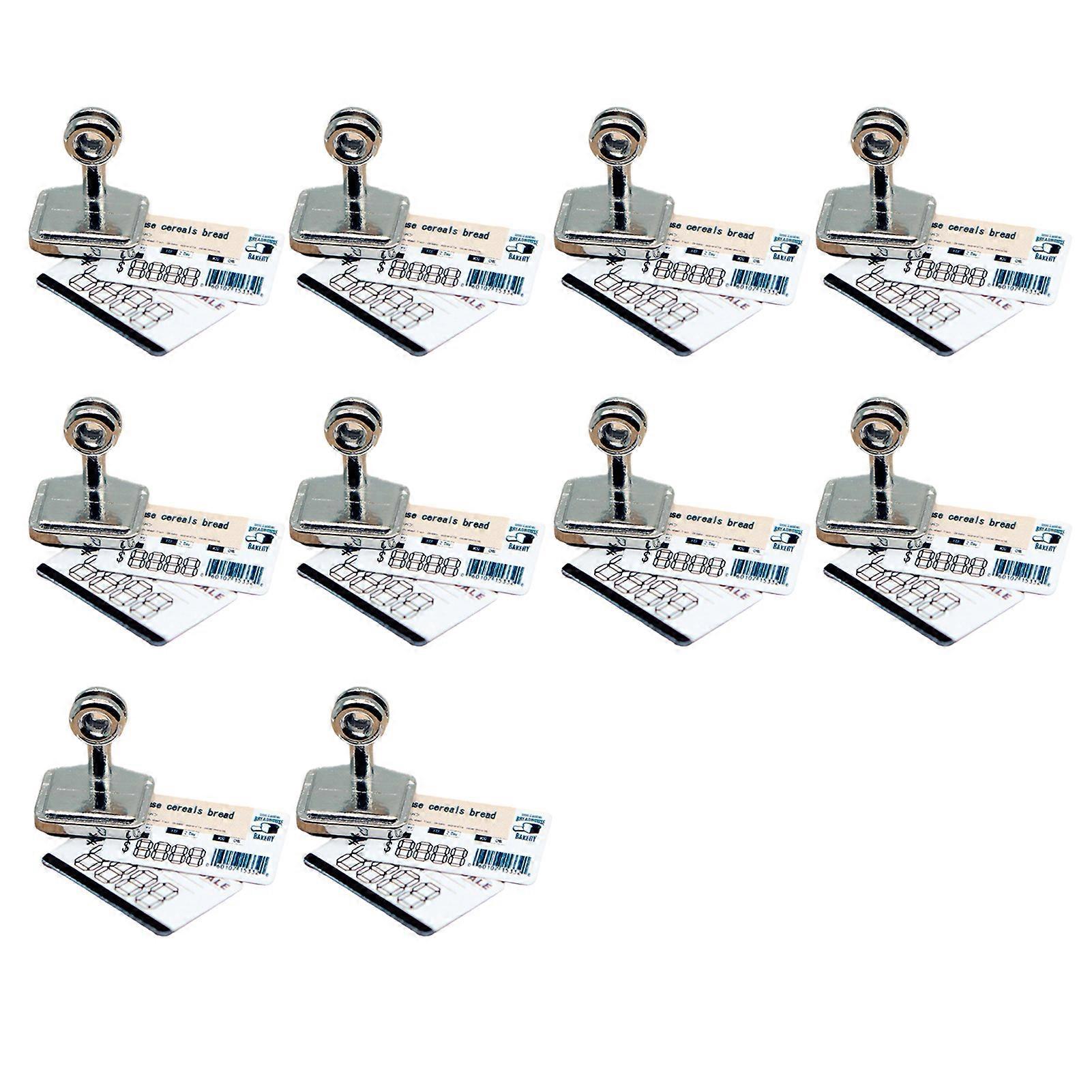 1 Set Dollhouse Price Tag Set Three-Dimensional Mini Card with Stand for Dollhouse Supermarket Scene