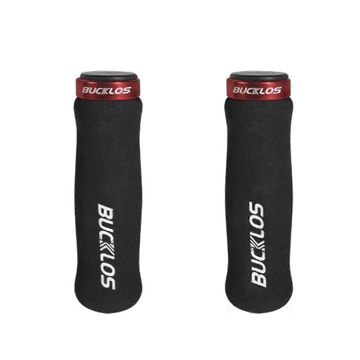 Bike Handlebar Grips Lock on Soft Leather Sponge Bicycle Handlebar Anti-Slip Handlebar Tape with Bar End Plugs