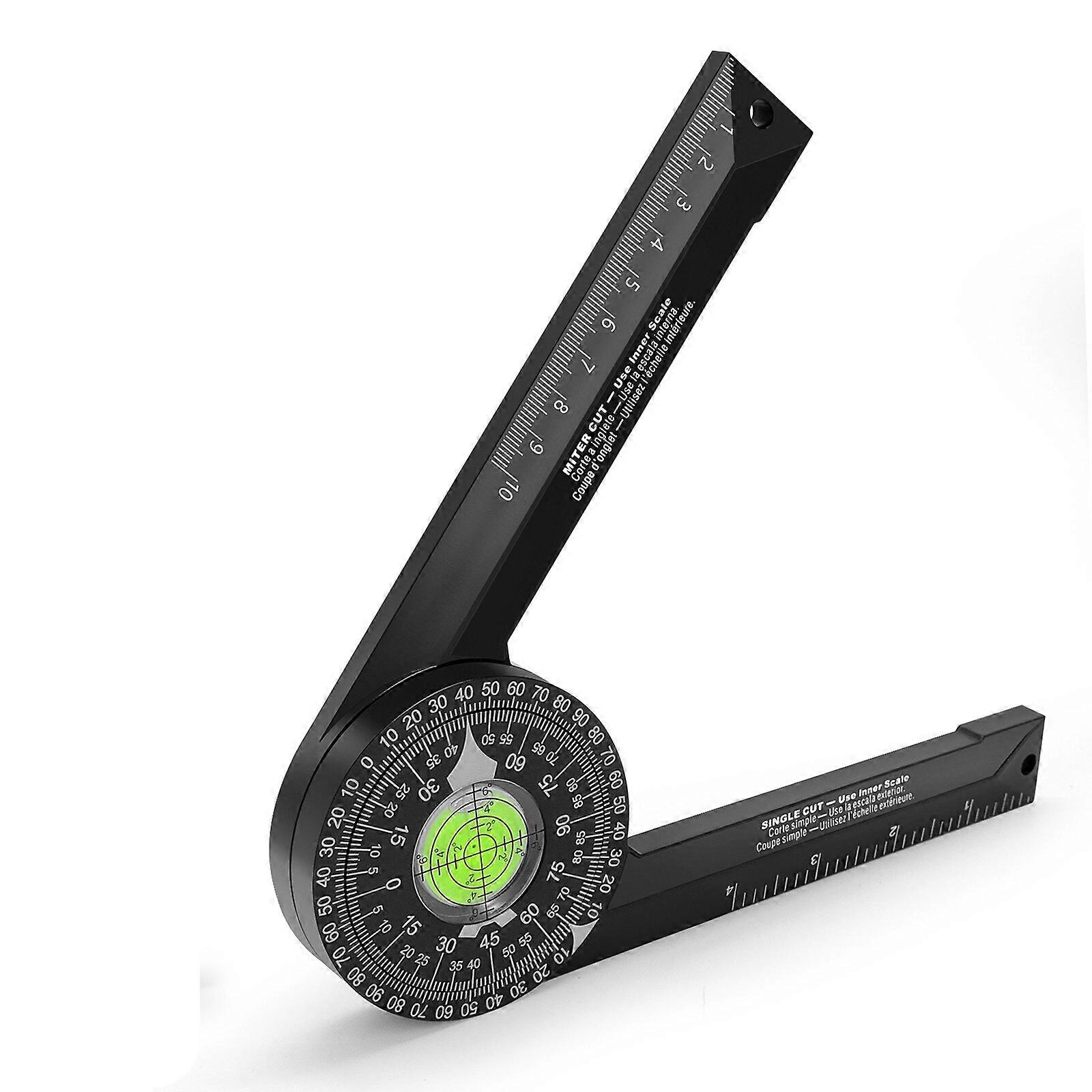 Miter Saw Protractor Ruler Digital Protractor ABS 360 Angle Ruler Inclinometer Measuring Instruments Tools for Woodwork