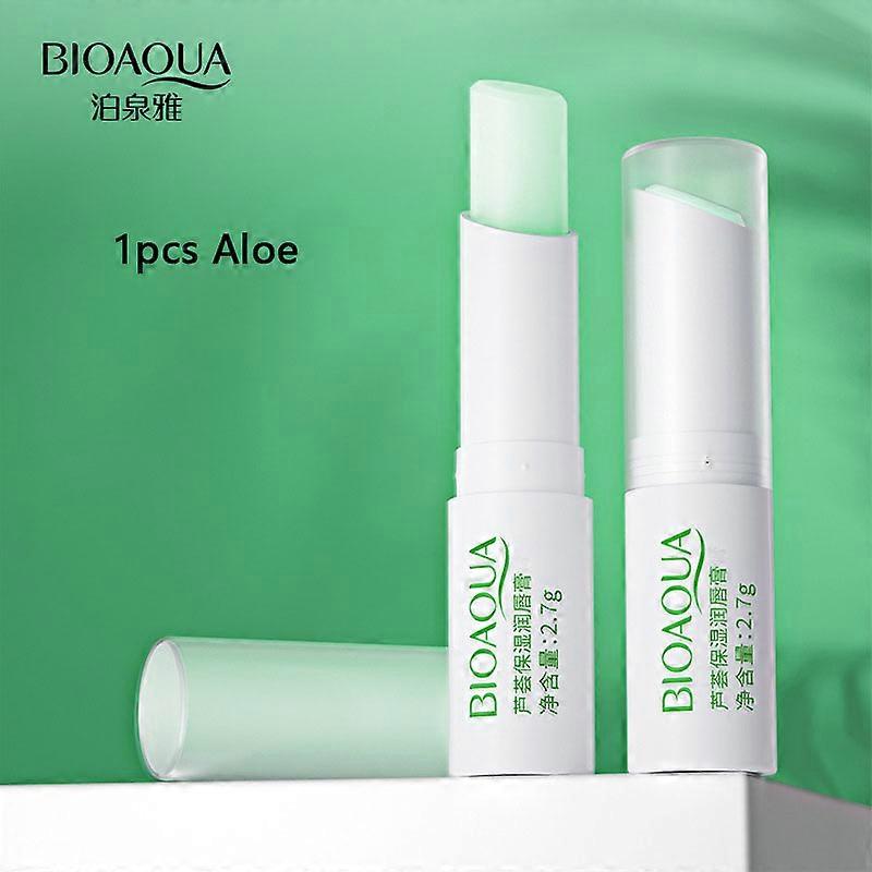 Lip Balm With Aloe, Strawberry, Not Easily Fade, Moisturizing Lipstick, Peach Color, Long Lasting