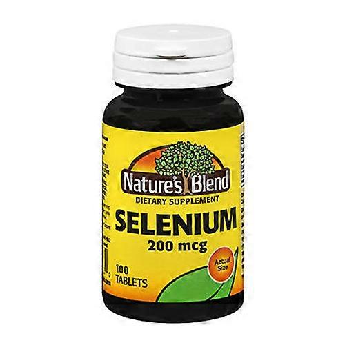 Nature's Blend Selenium, 200 mcg, 100 Tabs (Pack of 1)