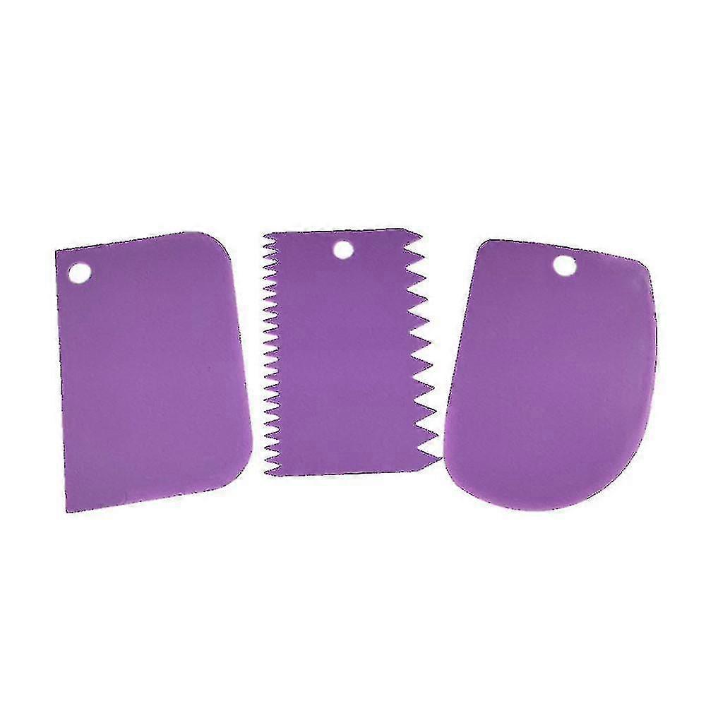 Plastic Dough Icing Fondant Scraper Baking Tools Cake Decorating Kitchen