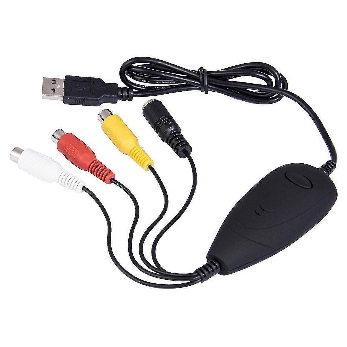 Usb2.0 One-way Audio Video Capture Card Grabber Device Analog Video For Dvd Video Recorder Camcord