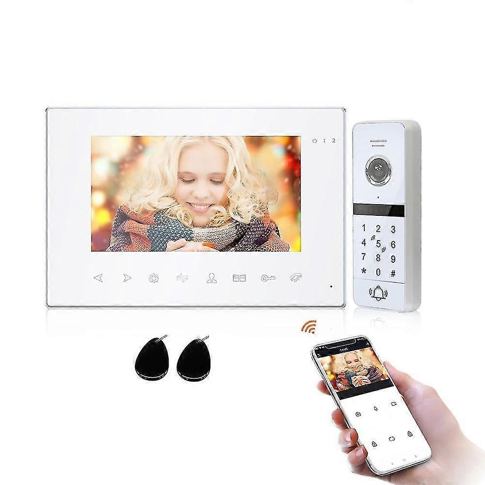 Wifi Wireless Video Intercom System For Home Villa Apartment With Password