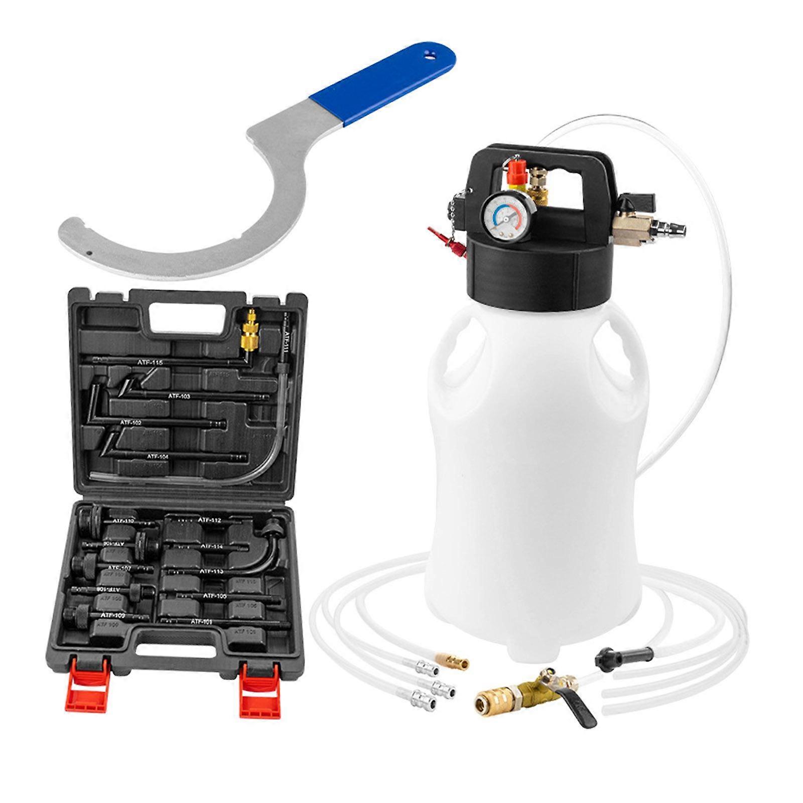 Generisk Bil Transmission Oljepump Delar Oljepåfyllning Tank Växellåda Oljefyllmedel 6L