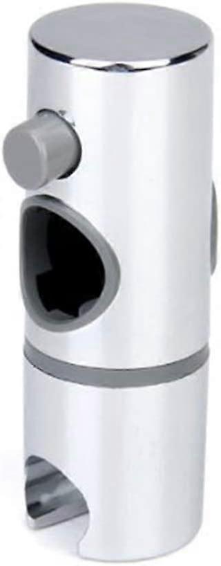 Slider chrome shower support for 24mm