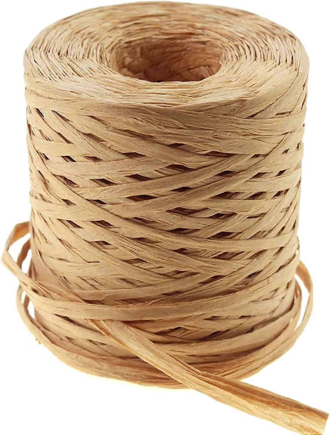 Raffia Papper Hantverk Ribbon Förpackning Papper Garn
